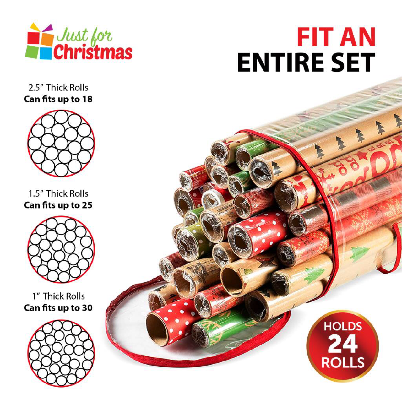 Clear Gift Wrap Storage Bag Organiser Xmas Christmas Birthday Wrapping Paper Clear Gift Wrap Storage Bag Organiser Xmas Christmas Birthday Wrapping Paper